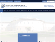 Tablet Screenshot of bramptonmanor.org